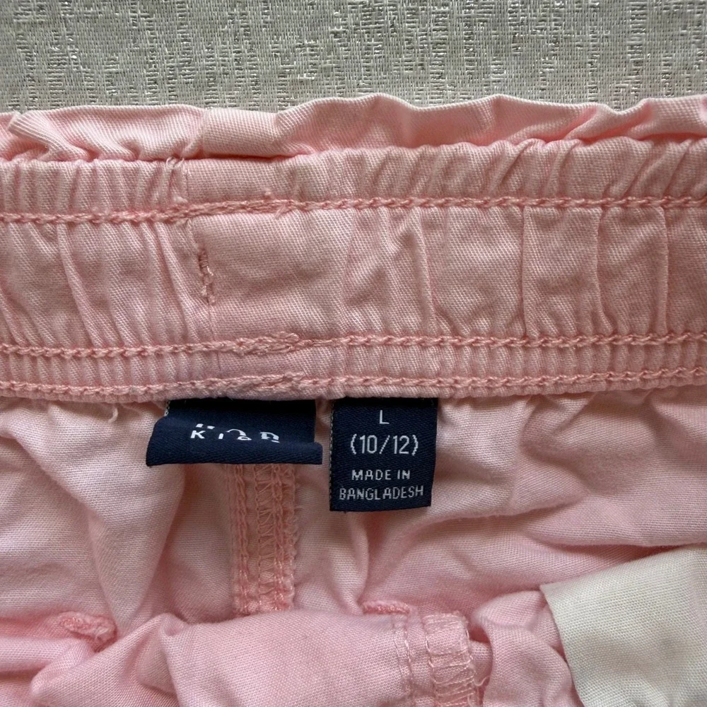 3pc Gap Kids Girls Size L 10 12 Cotton Paperbag Waist Shorts Bundle Pastel